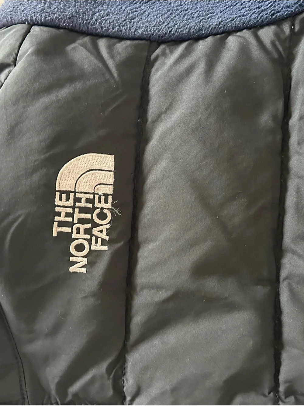 The North Face Kids Navy & Black Puffer Fleece Jacket